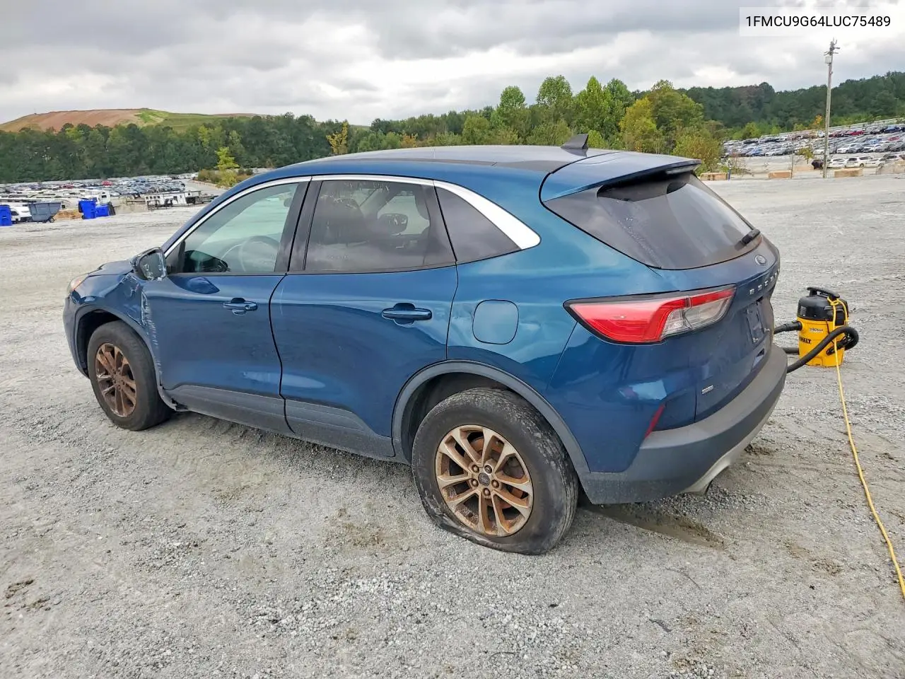 2020 FORD ESCAPE VIN 1FMCU9G64LUC75489 — фото 2