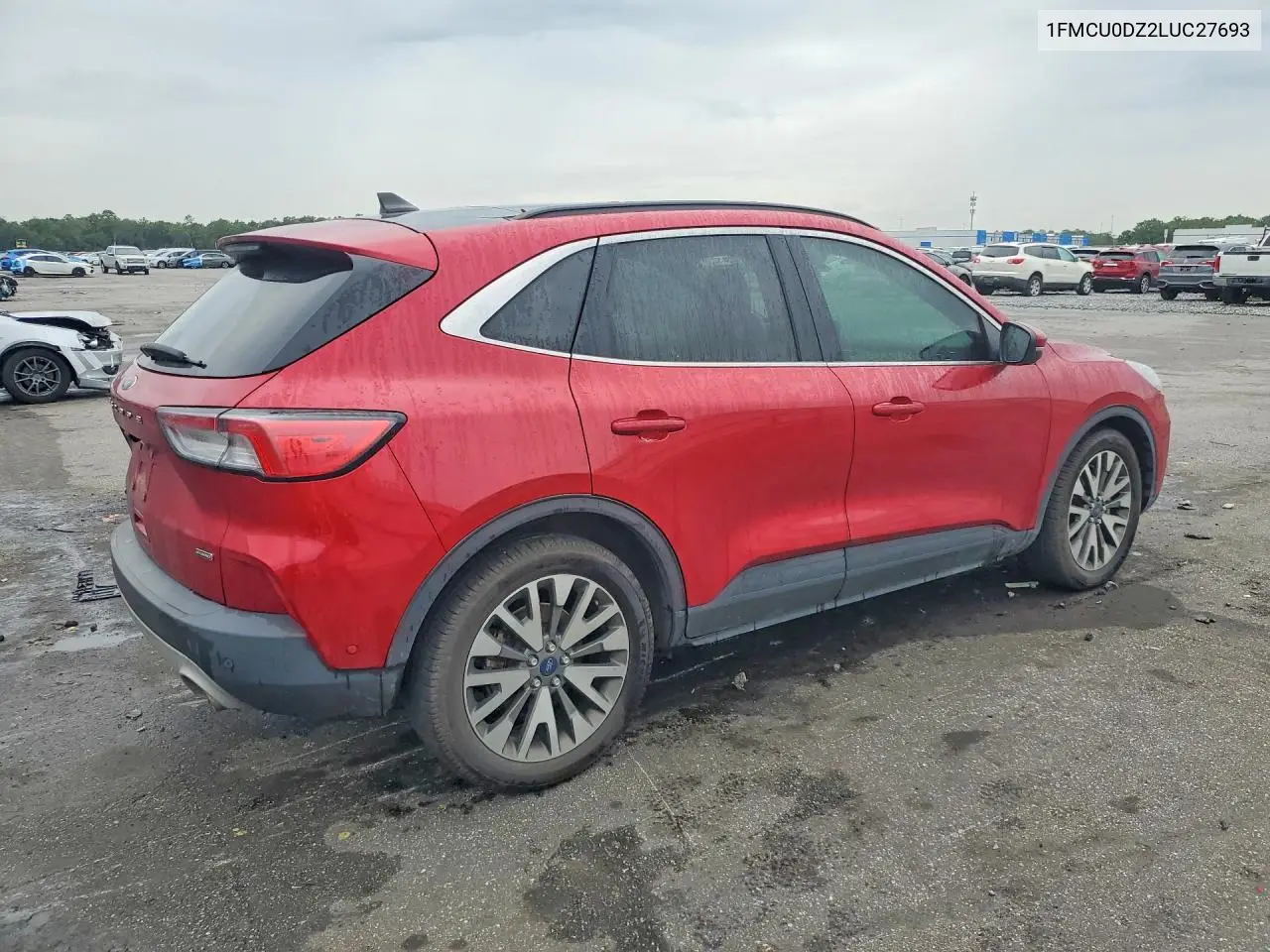 2020 FORD ESCAPE VIN 1FMCU0DZ2LUC27693 — фото 3