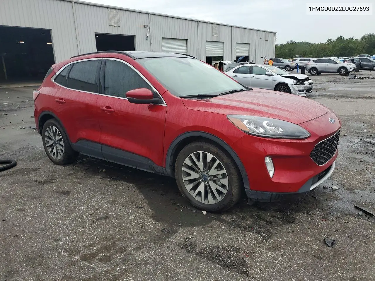 2020 FORD ESCAPE VIN 1FMCU0DZ2LUC27693 — фото 4