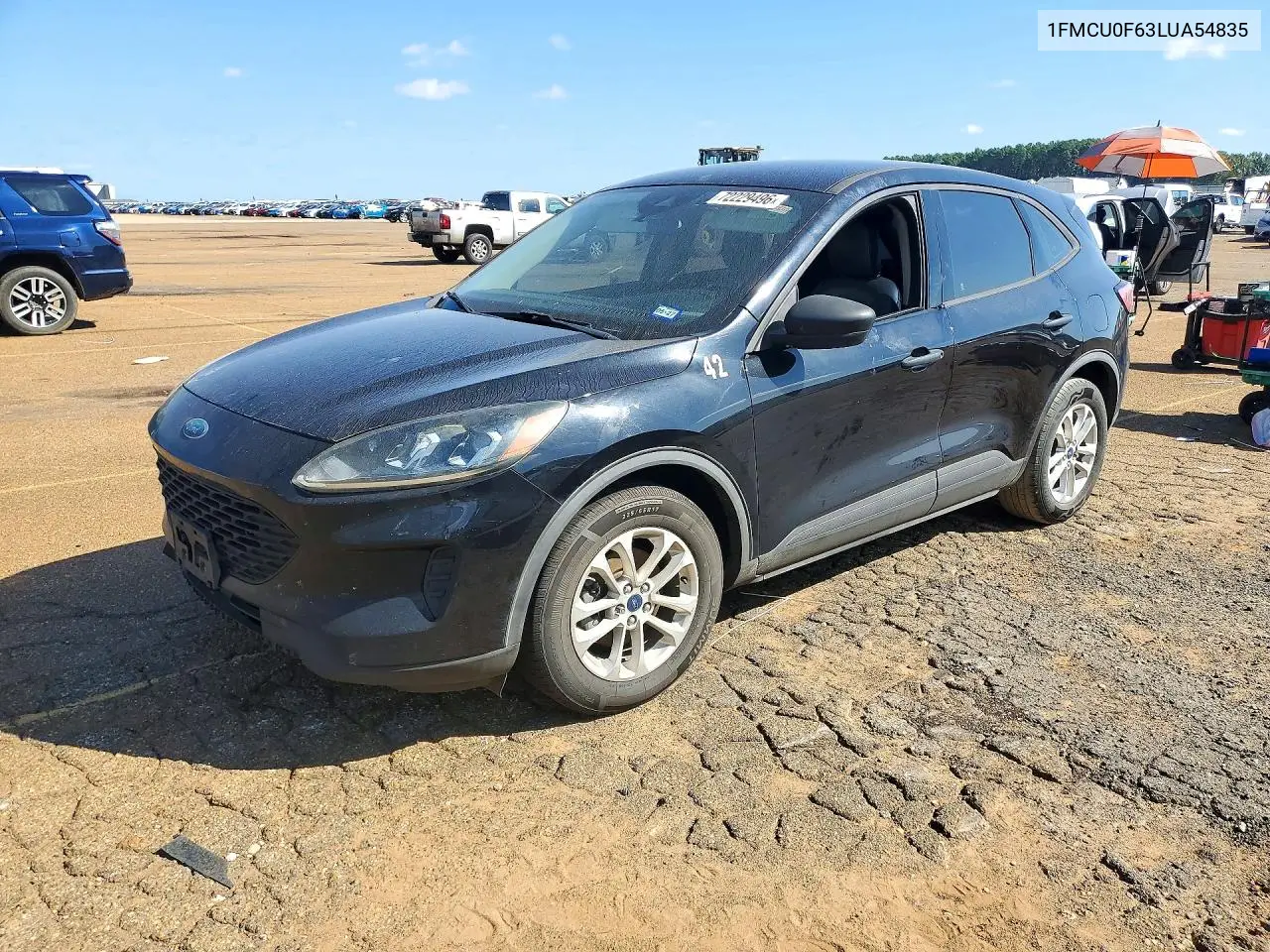 FORD ESCAPE 2020, VIN 1FMCU0F63LUA54835