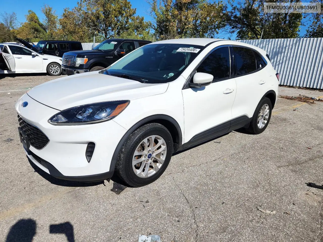 FORD ESCAPE 2020, VIN 1FMCU0G61LUB03691