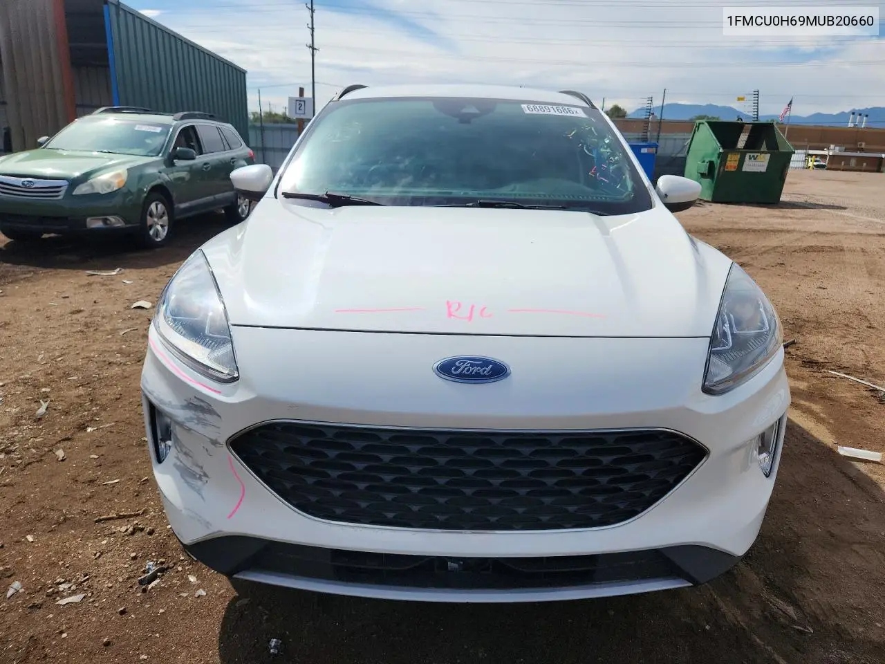 2021 FORD ESCAPE VIN 1FMCU0H69MUB20660 — фото 5