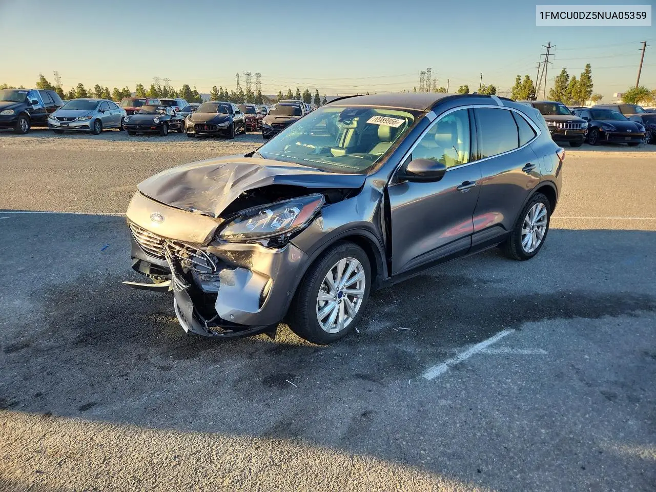 FORD ESCAPE 2022, VIN 1FMCU0DZ5NUA05359