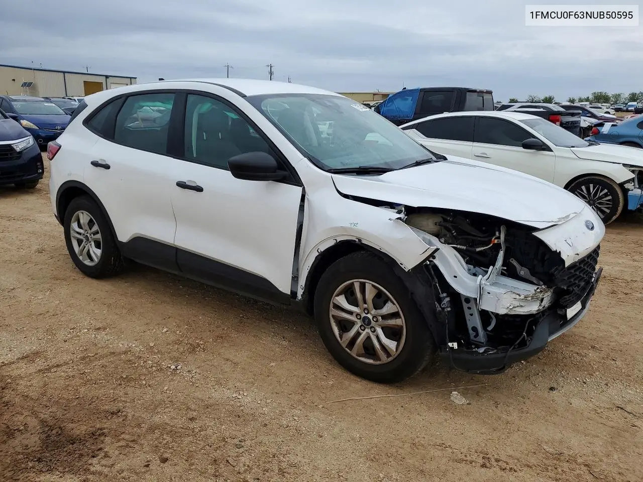 2022 FORD ESCAPE VIN 1FMCU0F63NUB50595 — фото 4