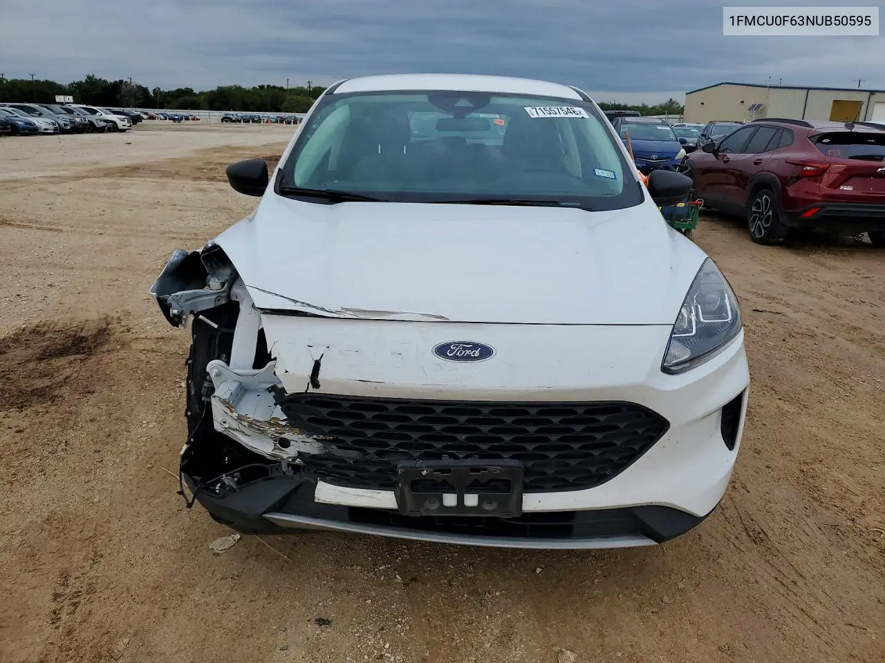 2022 FORD ESCAPE VIN 1FMCU0F63NUB50595 — фото 5