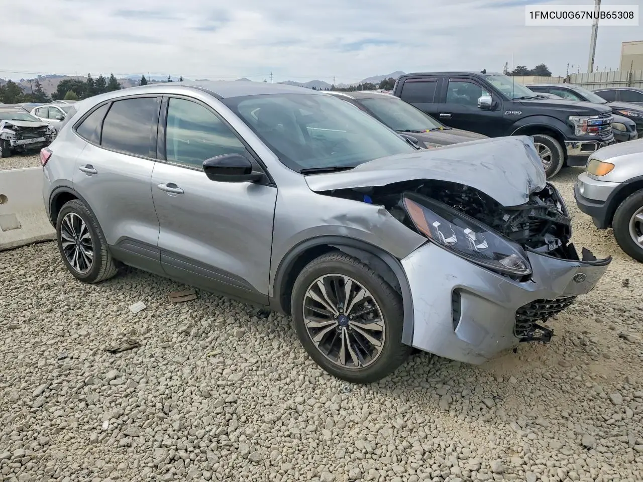 2022 FORD ESCAPE VIN 1FMCU0G67NUB65308 — фото 4