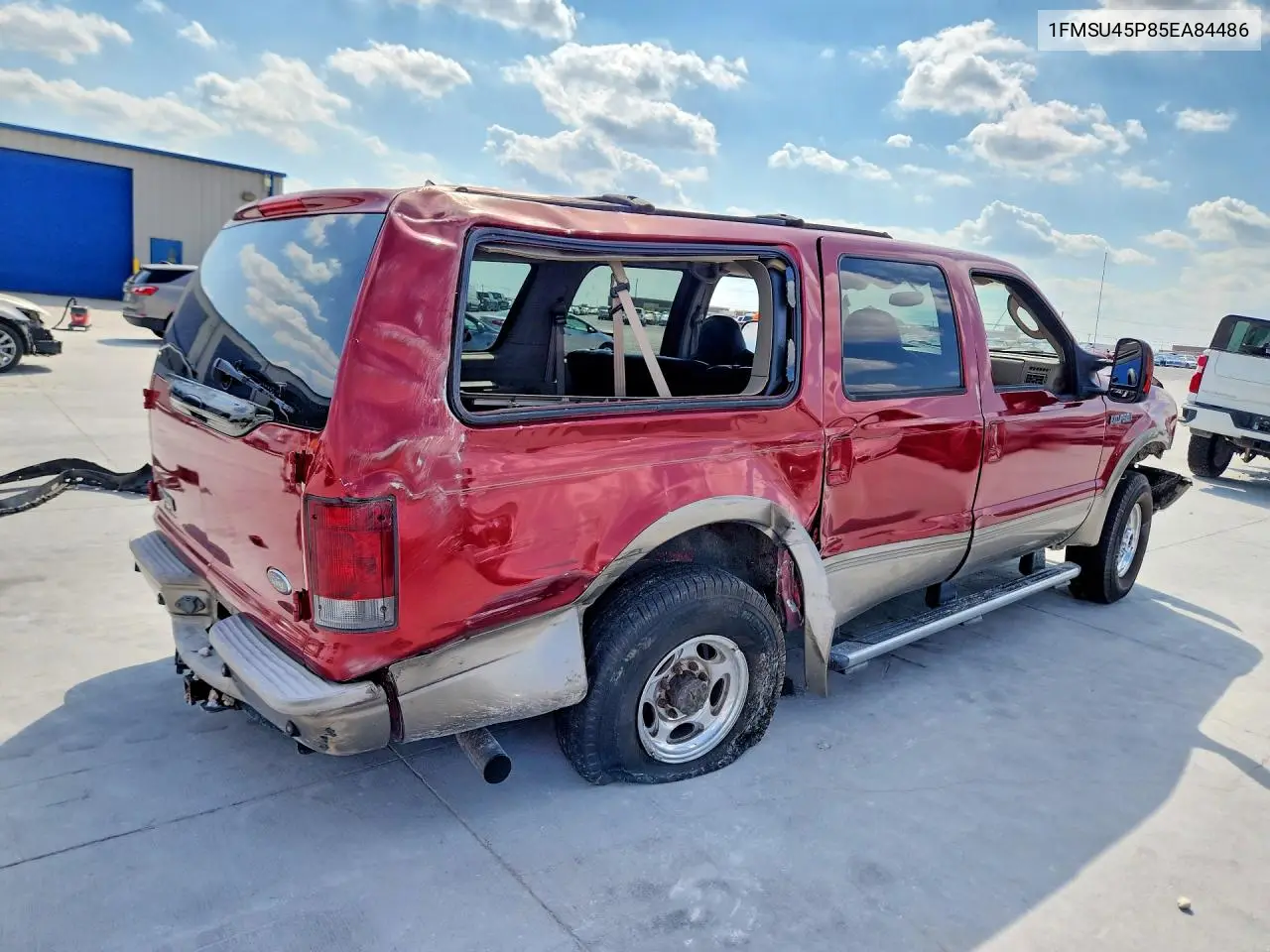 2005 FORD EXCURSION VIN 1FMSU45P85EA84486 — фото 3