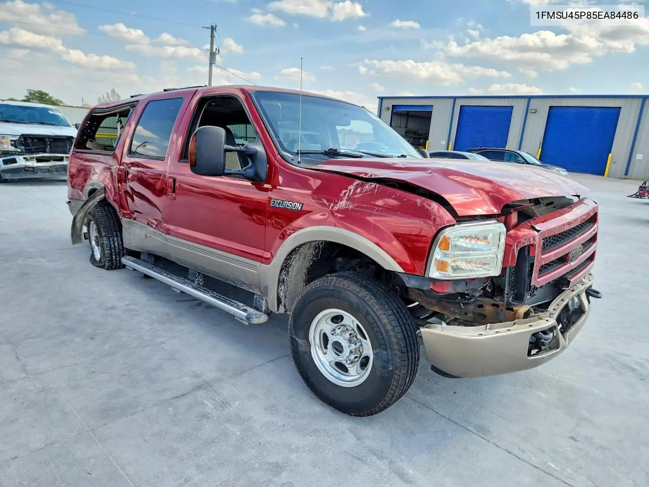 2005 FORD EXCURSION VIN 1FMSU45P85EA84486 — фото 4