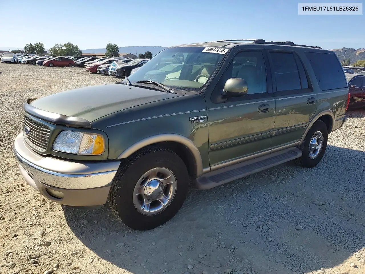 FORD EXPEDITION 2001, VIN 1FMEU17L61LB26326