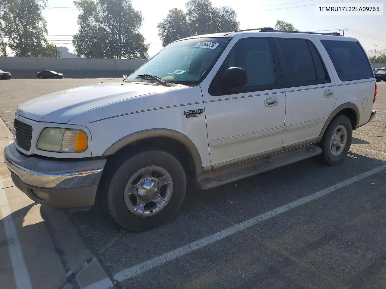 FORD EXPEDITION 2002, VIN 1FMRU17L22LA09765