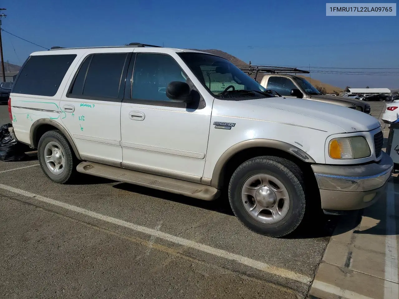 2002 FORD EXPEDITION VIN 1FMRU17L22LA09765 — фото 4