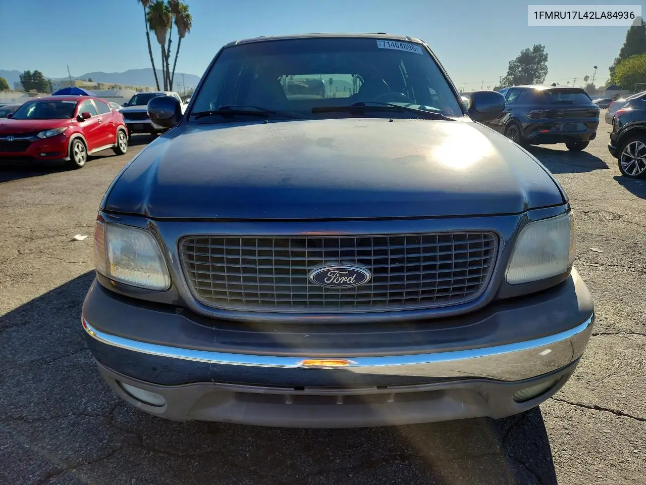 2002 FORD EXPEDITION VIN 1FMRU17L42LA84936 — фото 5