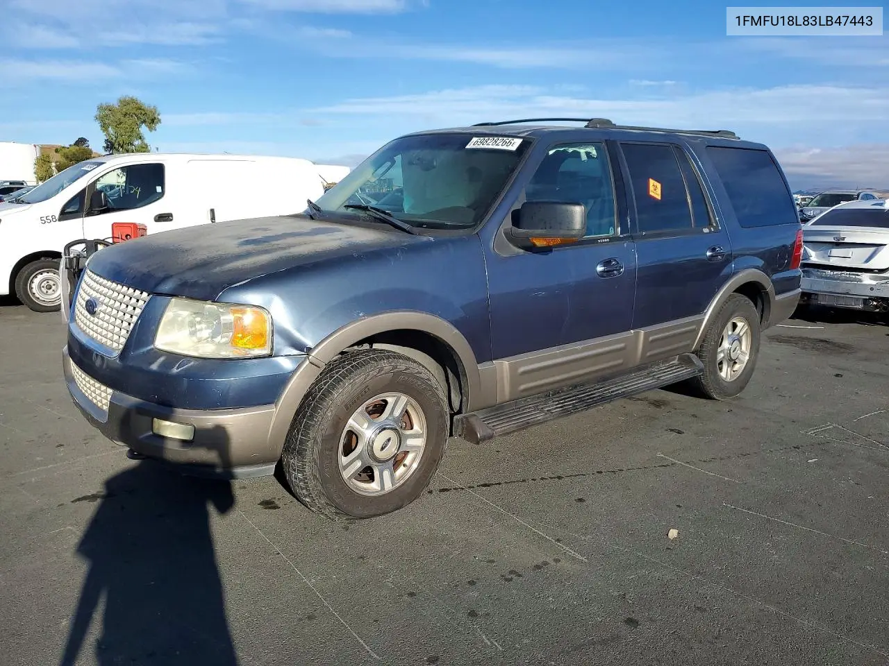 FORD EXPEDITION 2003, VIN 1FMFU18L83LB47443