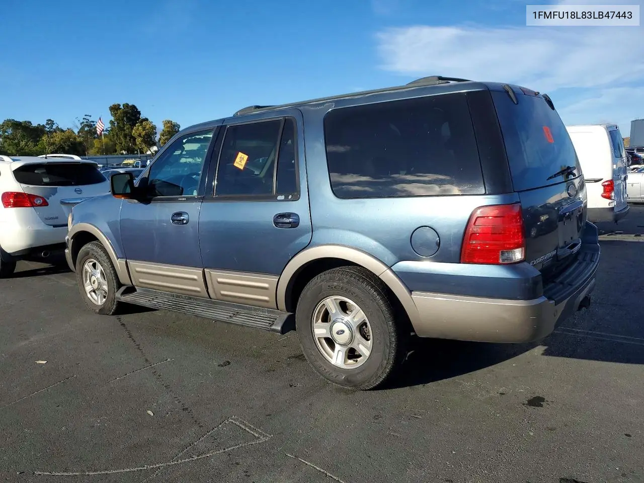 2003 FORD EXPEDITION VIN 1FMFU18L83LB47443 — фото 2