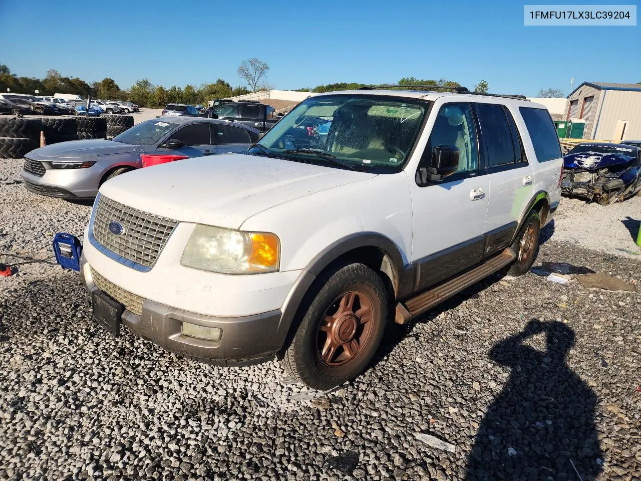 FORD EXPEDITION 2003, VIN 1FMFU17LX3LC39204