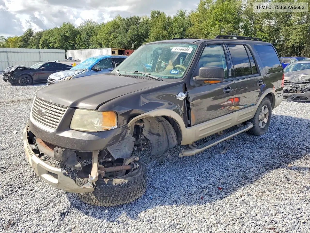 FORD EXPEDITION 2005, VIN 1FMFU17535LA96603