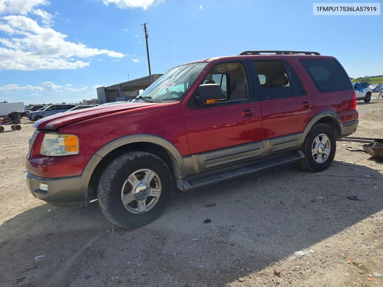 FORD EXPEDITION 2006, VIN 1FMPU17536LA57919