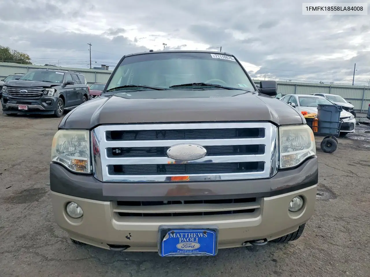 2008 FORD EXPEDITION VIN 1FMFK18558LA84008 — фото 5