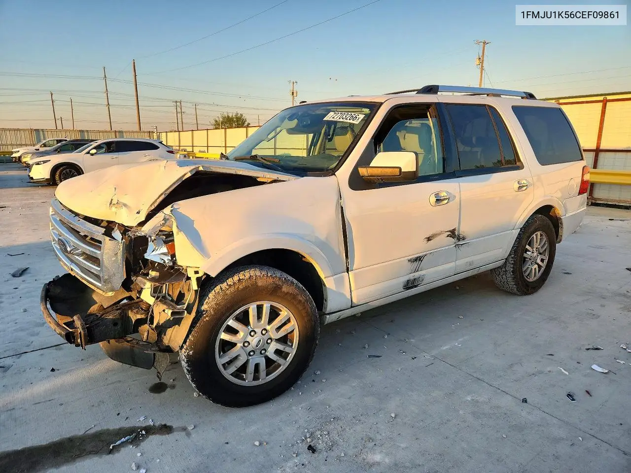 FORD EXPEDITION 2012, VIN 1FMJU1K56CEF09861
