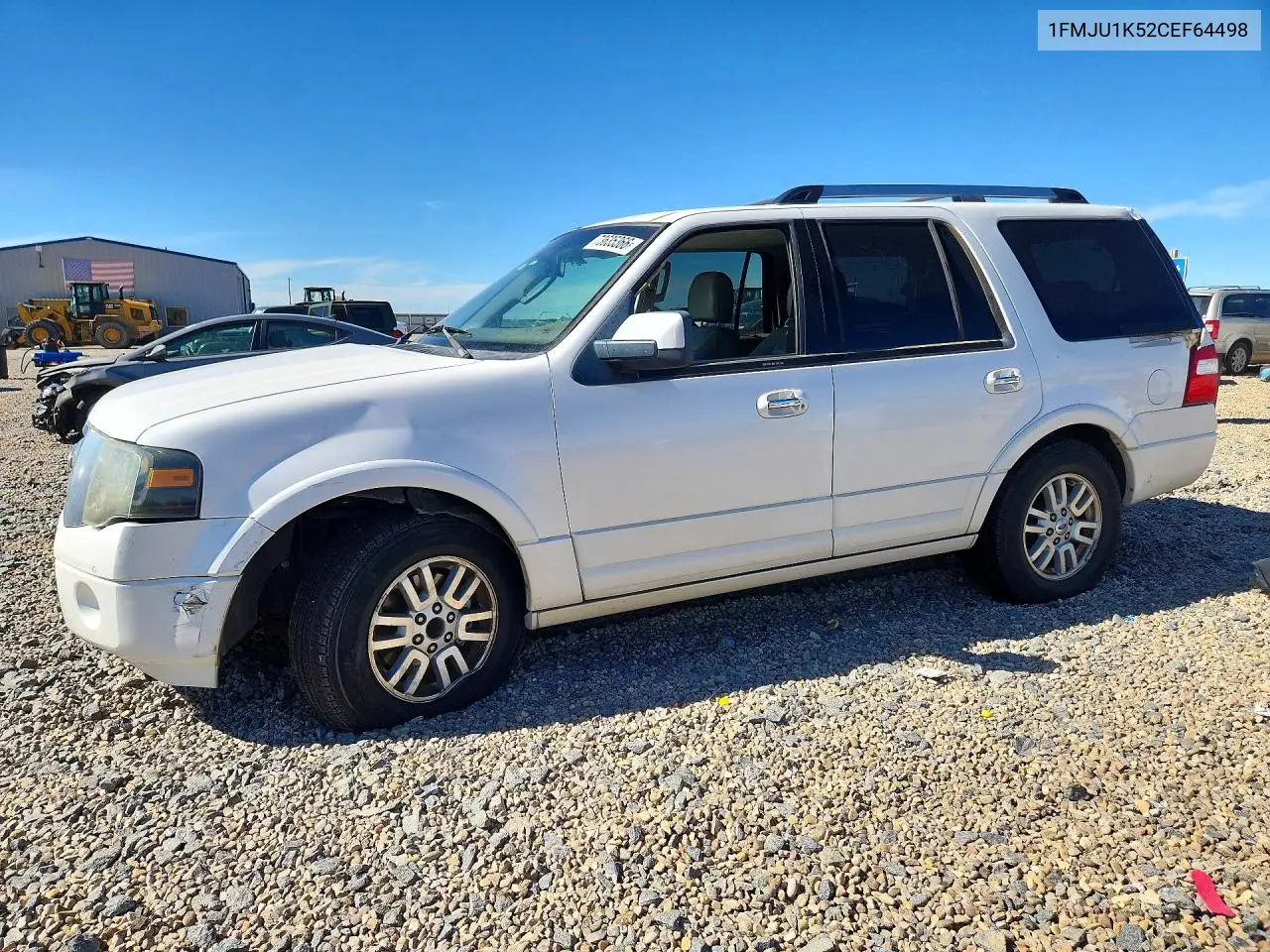 FORD EXPEDITION 2012, VIN 1FMJU1K52CEF64498
