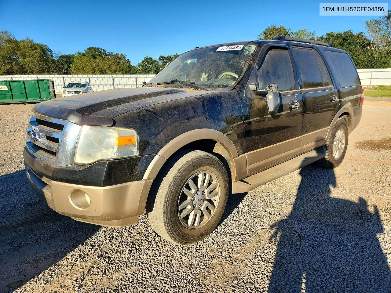 FORD EXPEDITION 2012, VIN 1FMJU1H52CEF04356