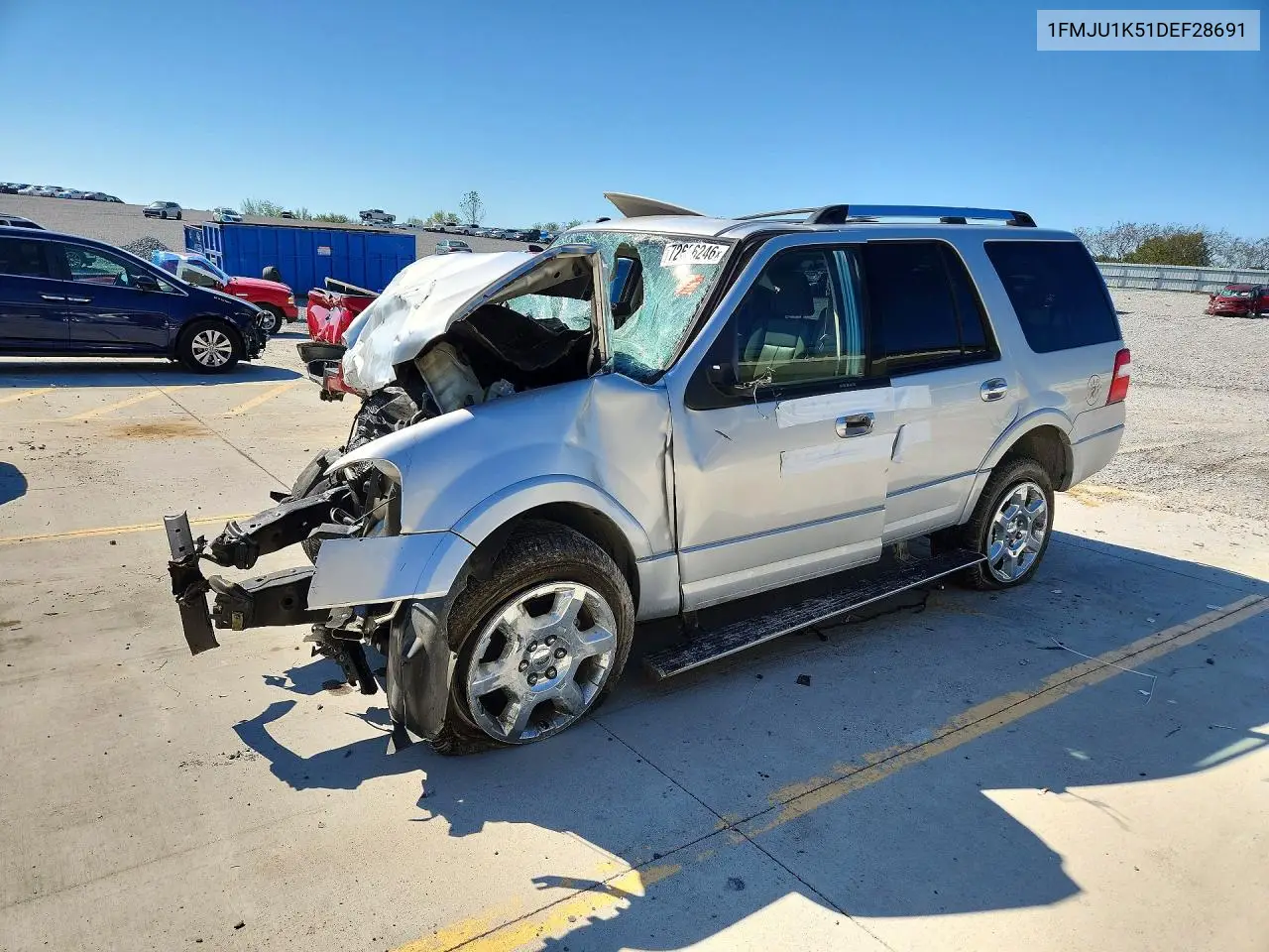 FORD EXPEDITION 2013, VIN 1FMJU1K51DEF28691