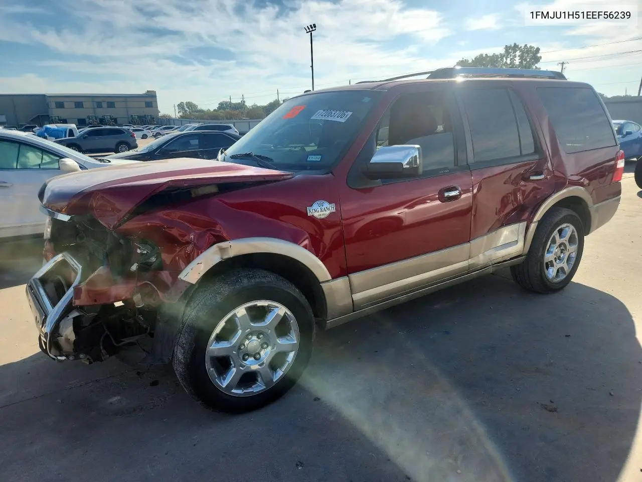 FORD EXPEDITION 2014, VIN 1FMJU1H51EEF56239