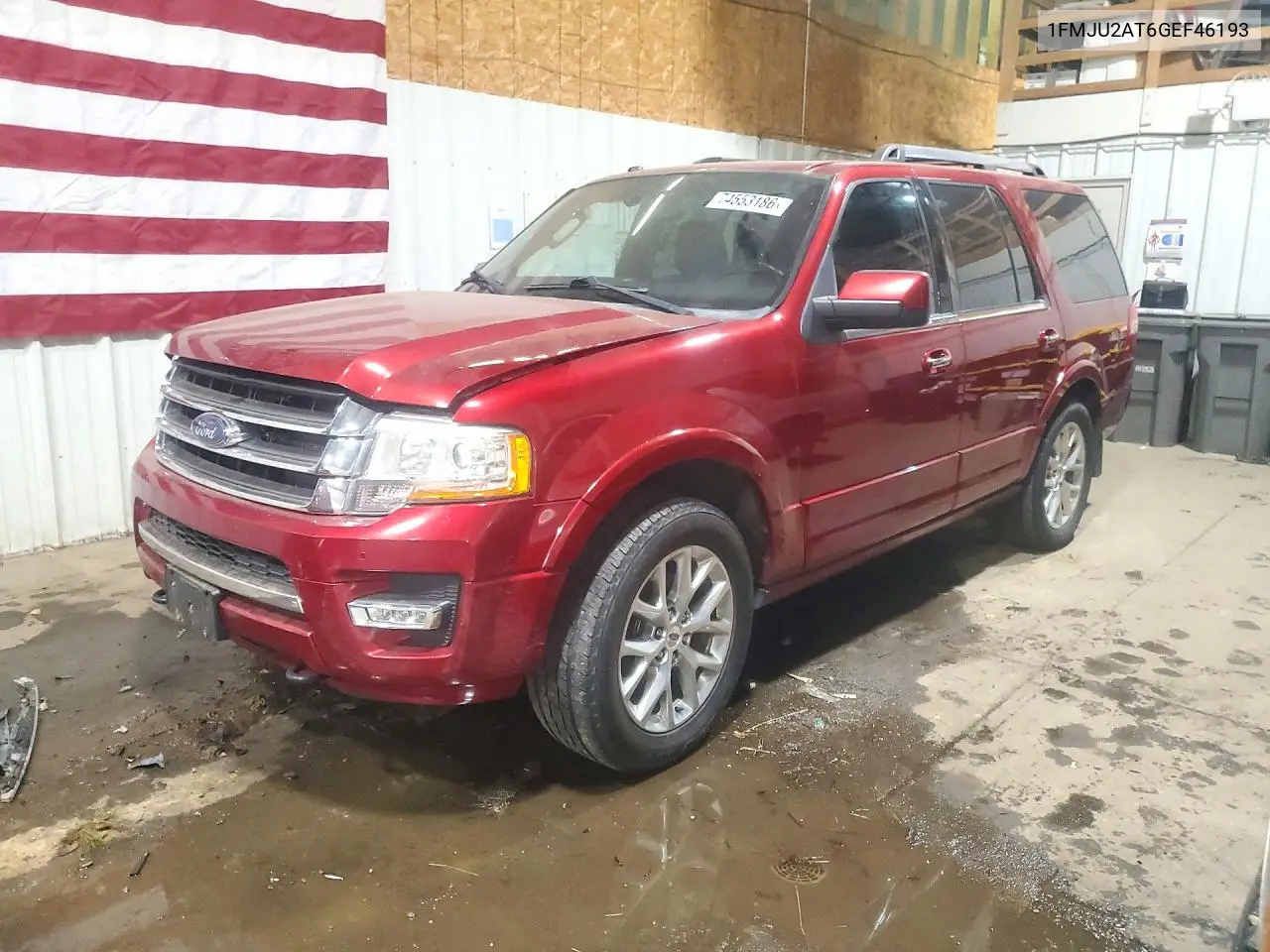 FORD EXPEDITION 2016, VIN 1FMJU2AT6GEF46193