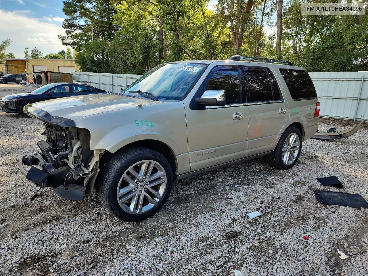 FORD EXPEDITION 2017, VIN 1FMJU1LT0HEA34096