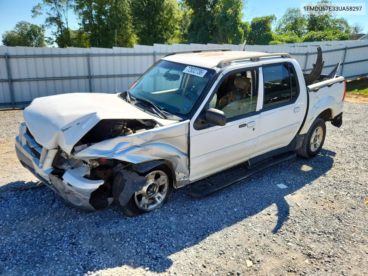 FORD EXPLORER SPORT TRAC 2003, VIN 1FMDU67E33UA58297