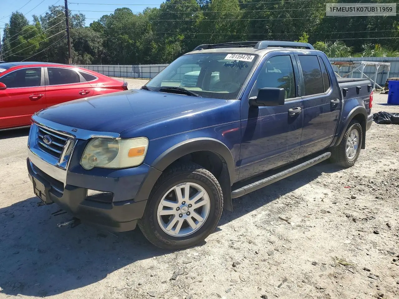 FORD EXPLORER SPORT TRAC 2007, VIN 1FMEU51K07UB11959