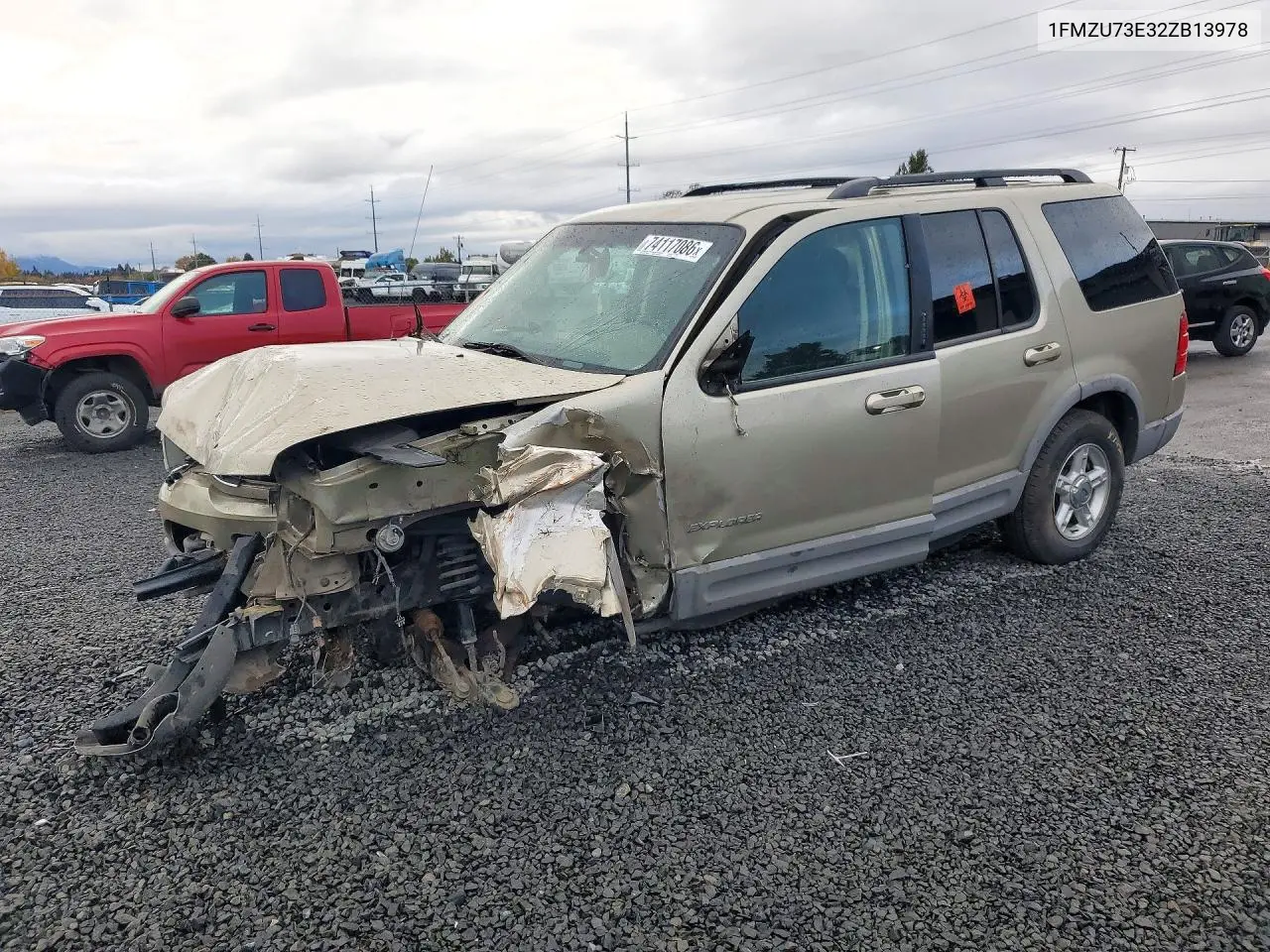 FORD EXPLORER 2002, VIN 1FMZU73E32ZB13978