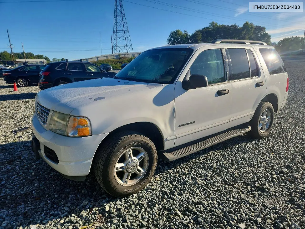 FORD EXPLORER 2004, VIN 1FMDU73E84ZB34483