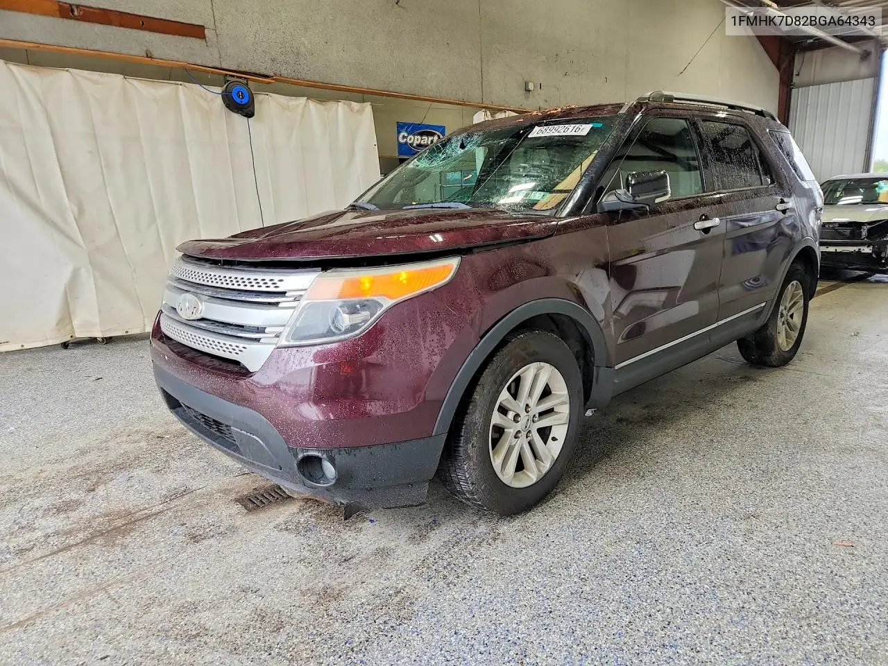 FORD EXPLORER 2011, VIN 1FMHK7D82BGA64343