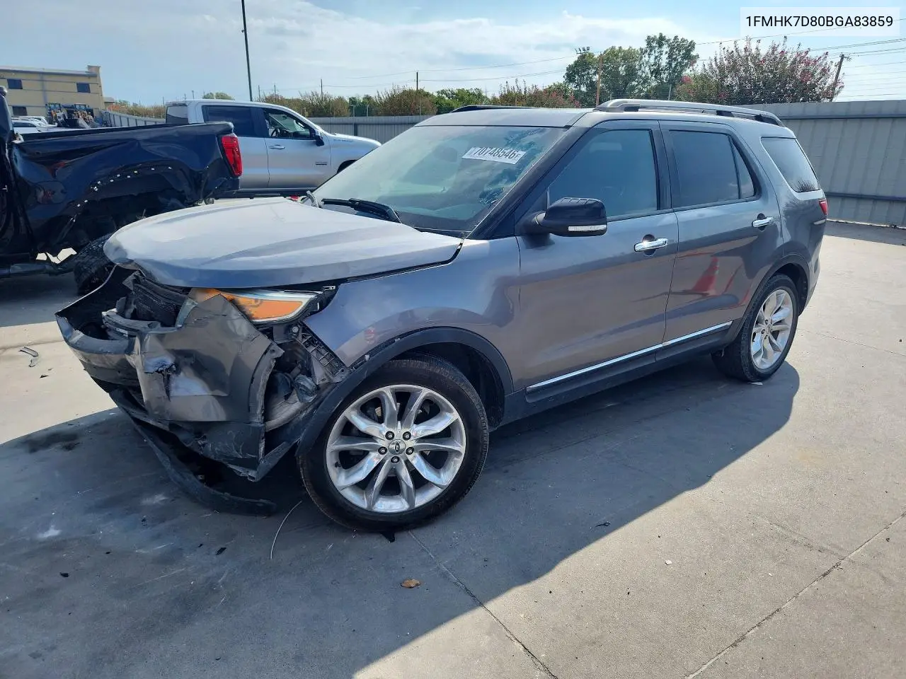 FORD EXPLORER 2011, VIN 1FMHK7D80BGA83859