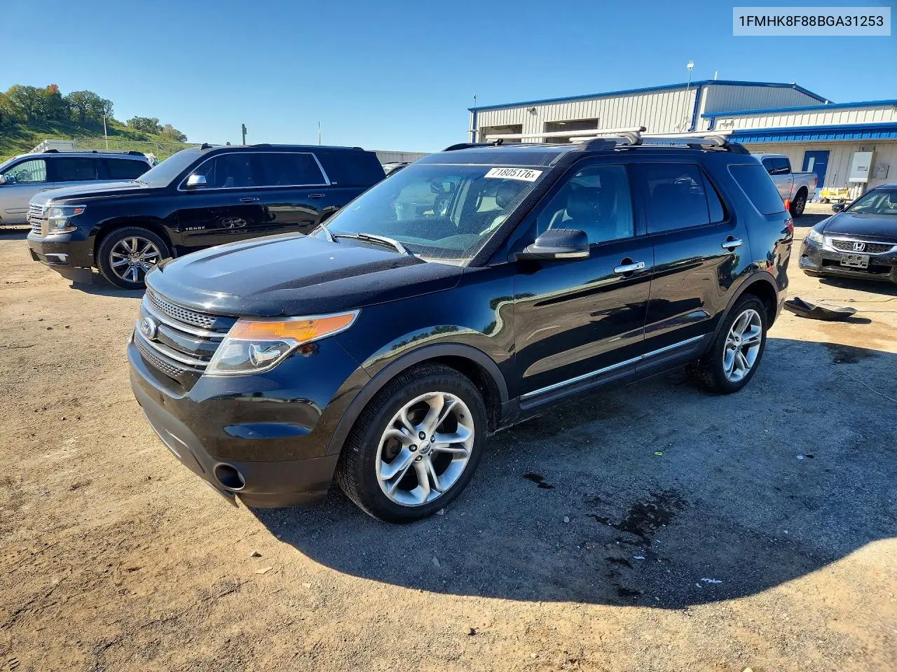 FORD EXPLORER 2011, VIN 1FMHK8F88BGA31253