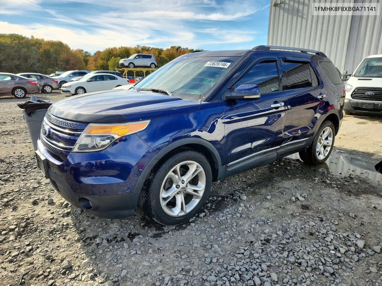 FORD EXPLORER 2011, VIN 1FMHK8F8XBGA71141