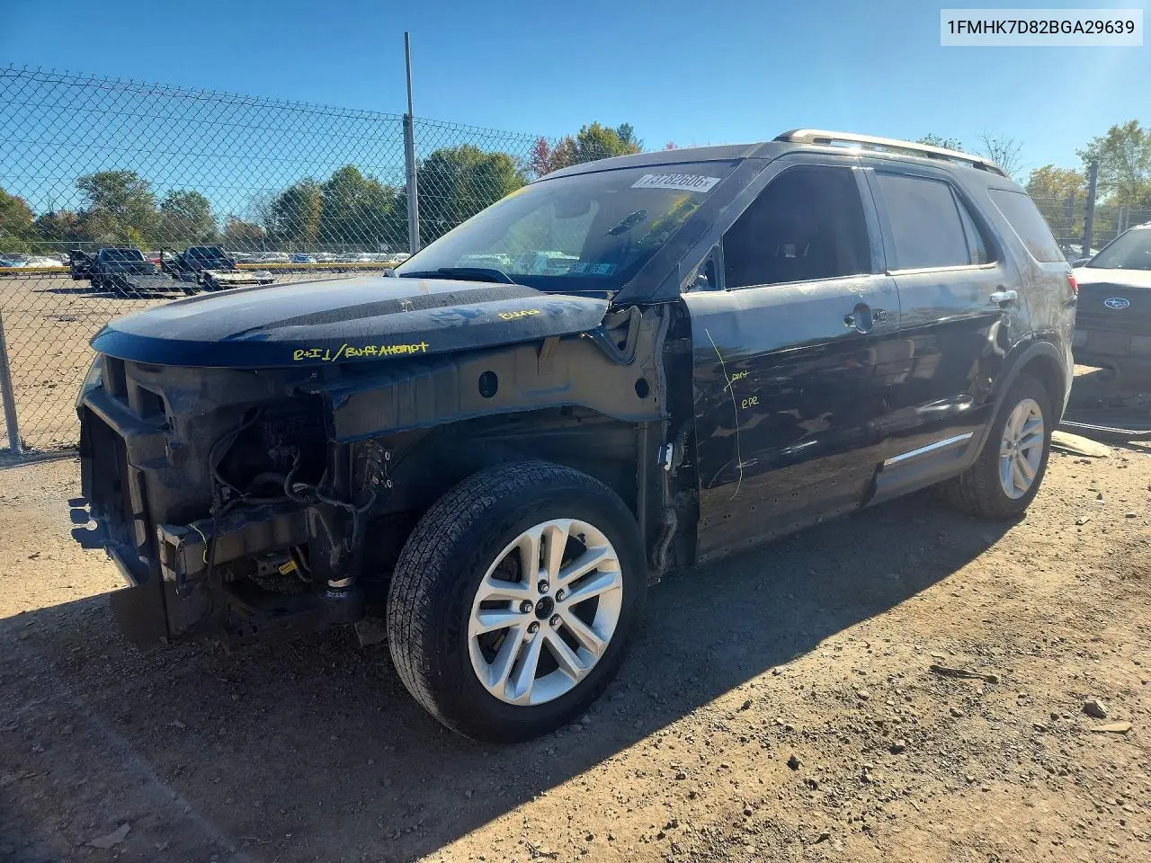 FORD EXPLORER 2011, VIN 1FMHK7D82BGA29639