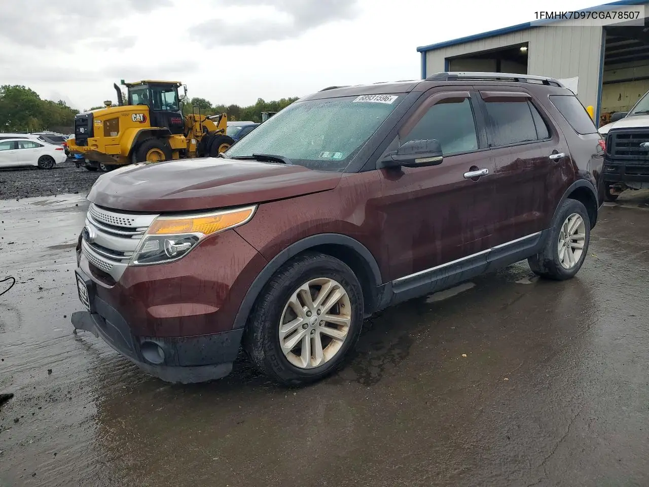 FORD EXPLORER 2012, VIN 1FMHK7D97CGA78507