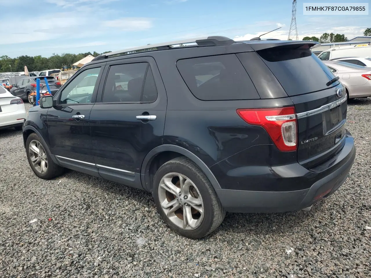 2012 FORD EXPLORER VIN 1FMHK7F87CGA79855 — фото 2