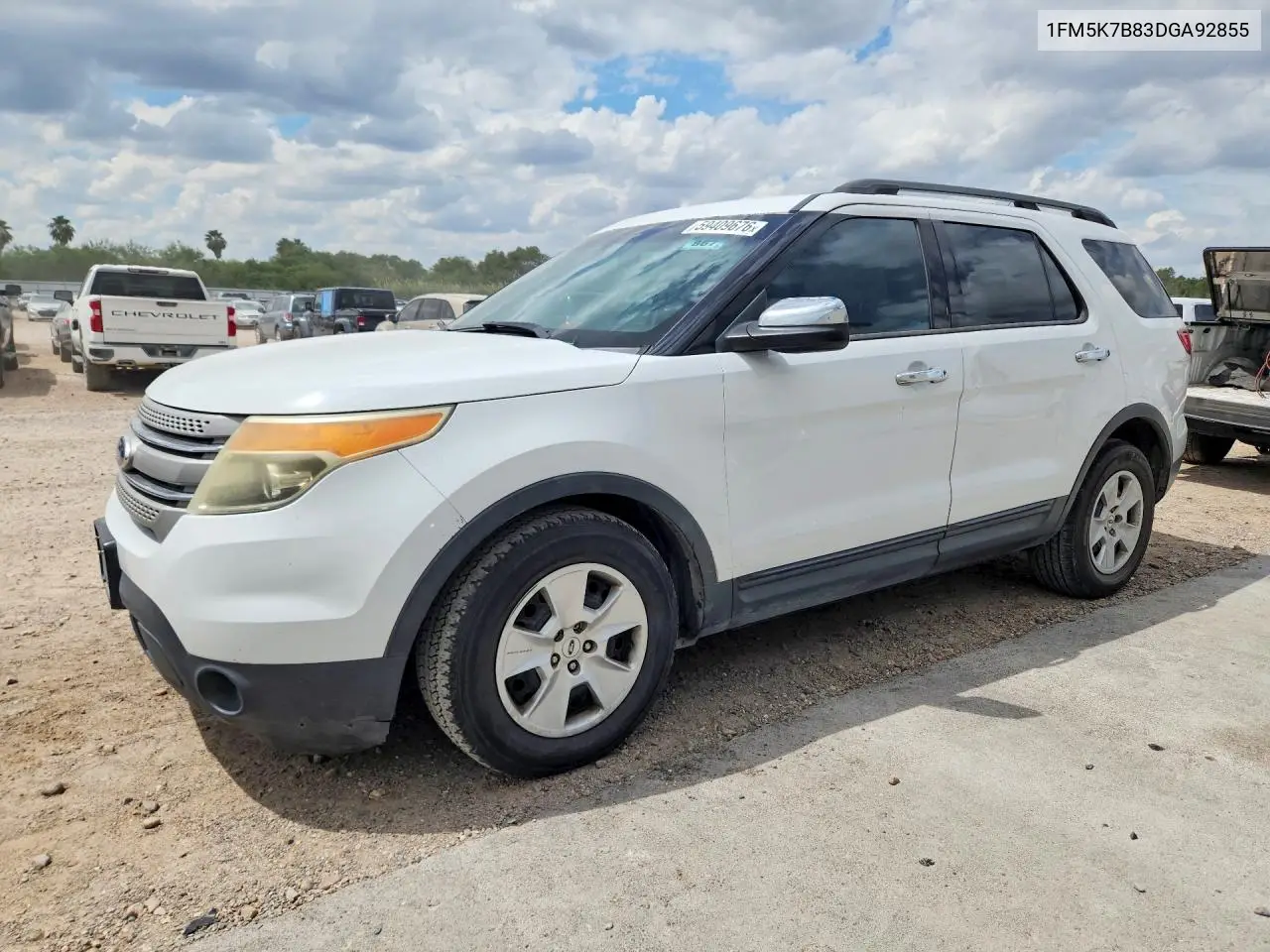 FORD EXPLORER 2013, VIN 1FM5K7B83DGA92855