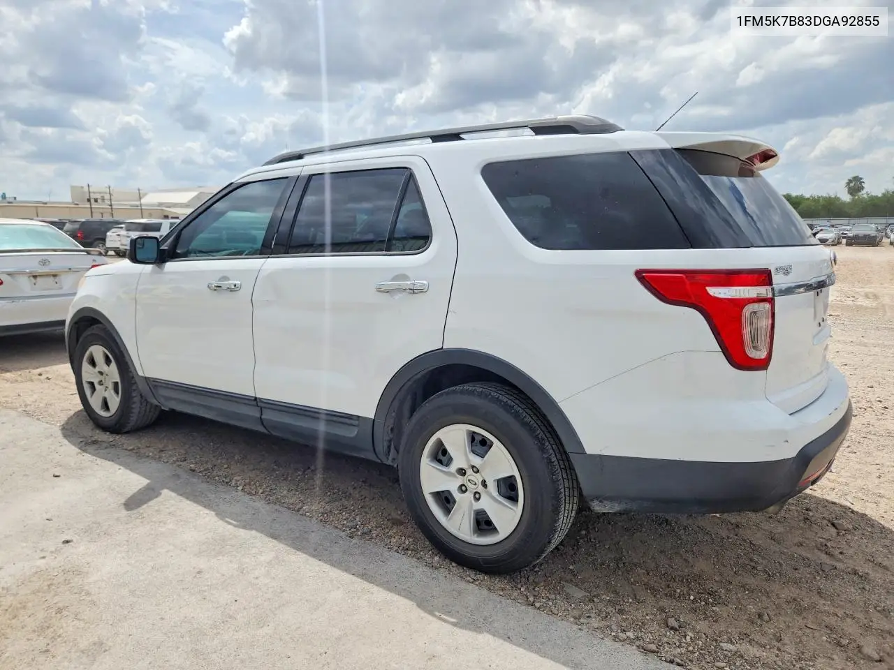2013 FORD EXPLORER VIN 1FM5K7B83DGA92855 — фото 2