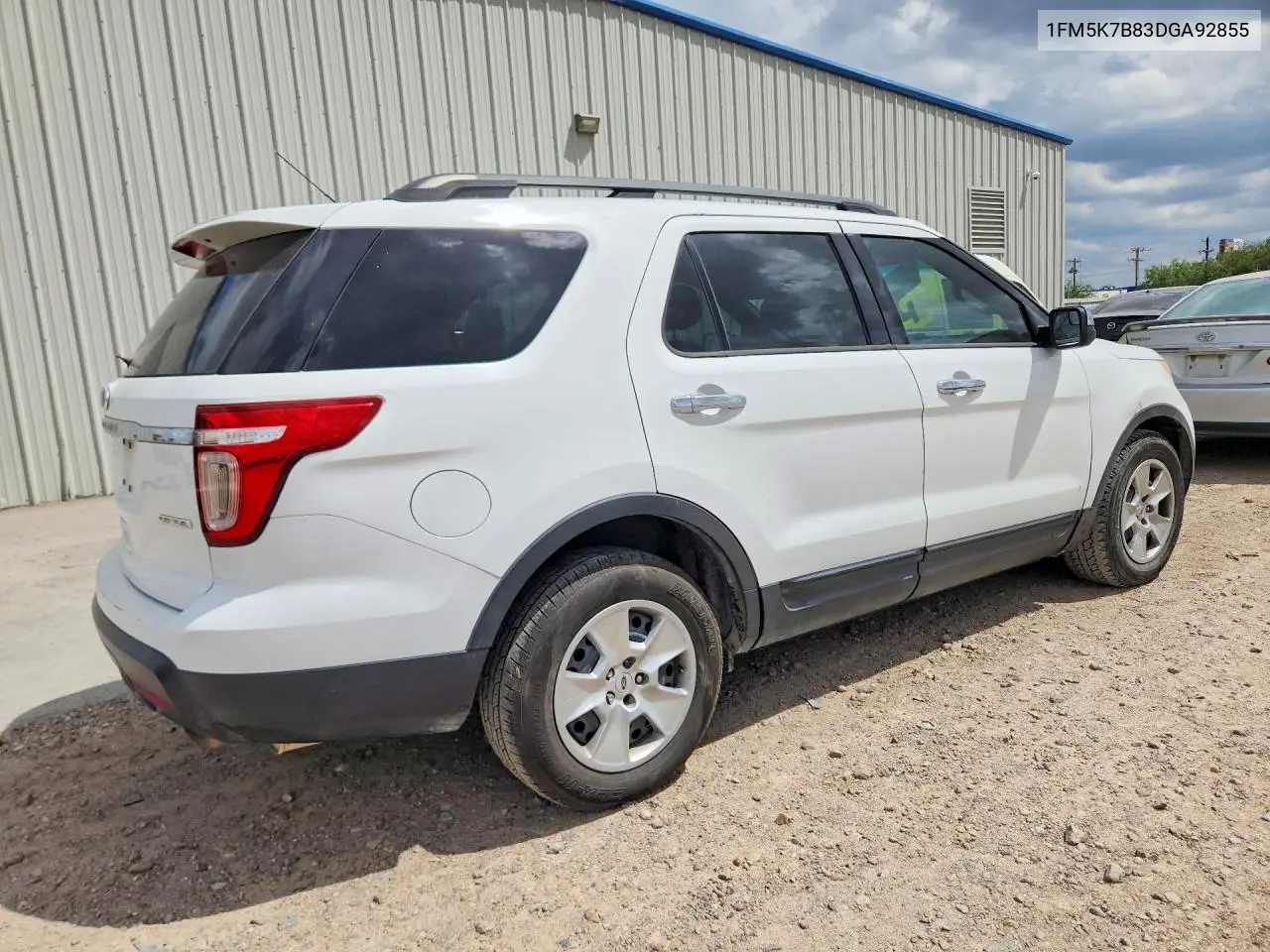 2013 FORD EXPLORER VIN 1FM5K7B83DGA92855 — фото 3
