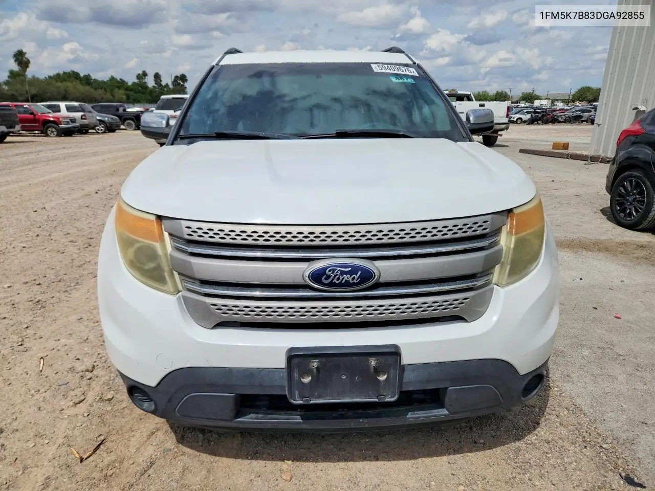 2013 FORD EXPLORER VIN 1FM5K7B83DGA92855 — фото 5