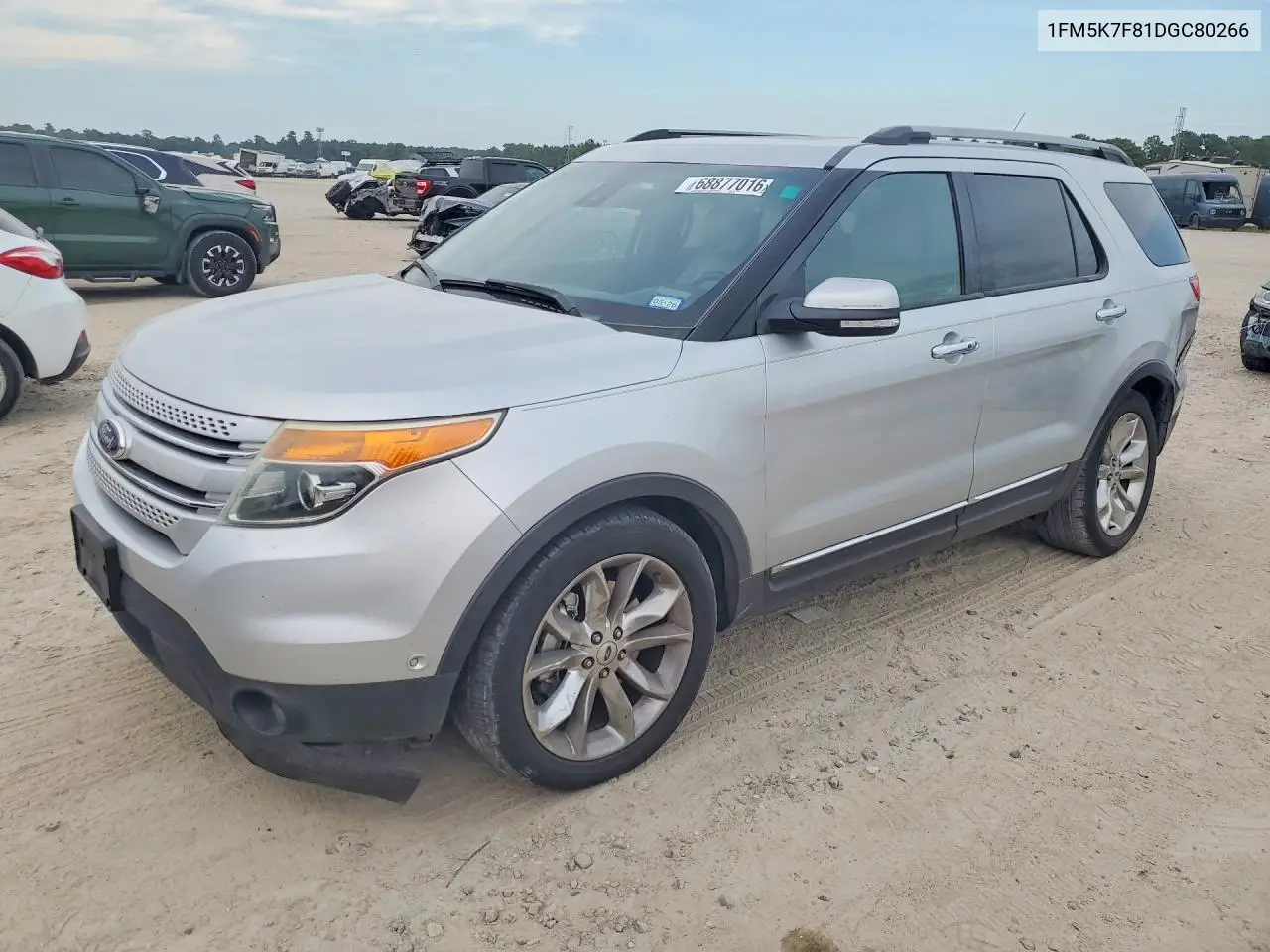 FORD EXPLORER 2013, VIN 1FM5K7F81DGC80266