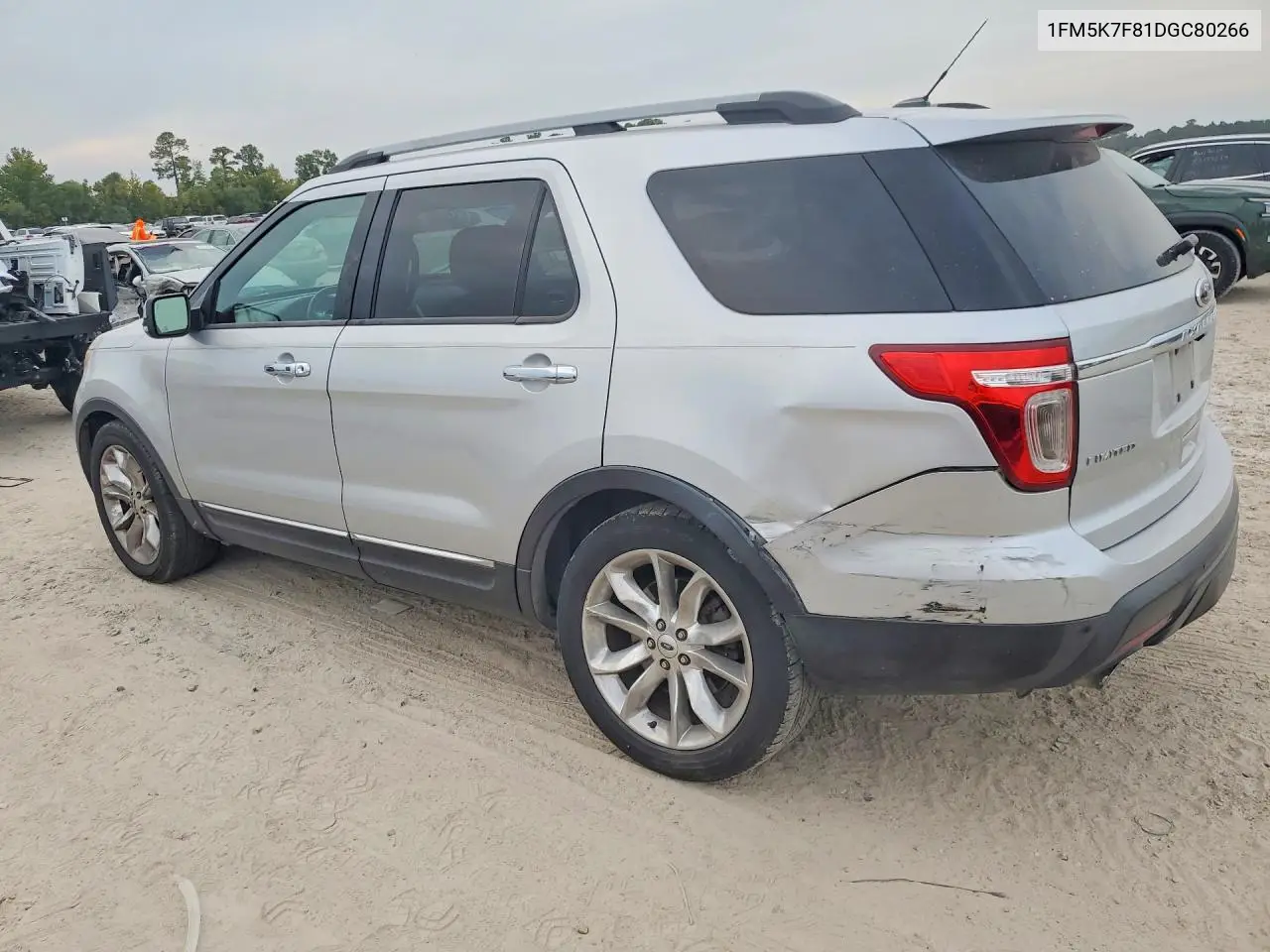 2013 FORD EXPLORER VIN 1FM5K7F81DGC80266 — фото 2