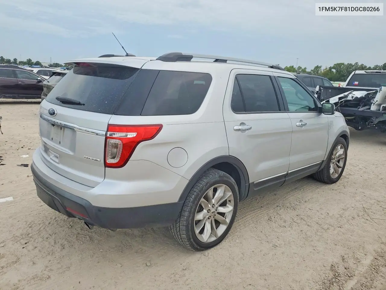 2013 FORD EXPLORER VIN 1FM5K7F81DGC80266 — фото 3