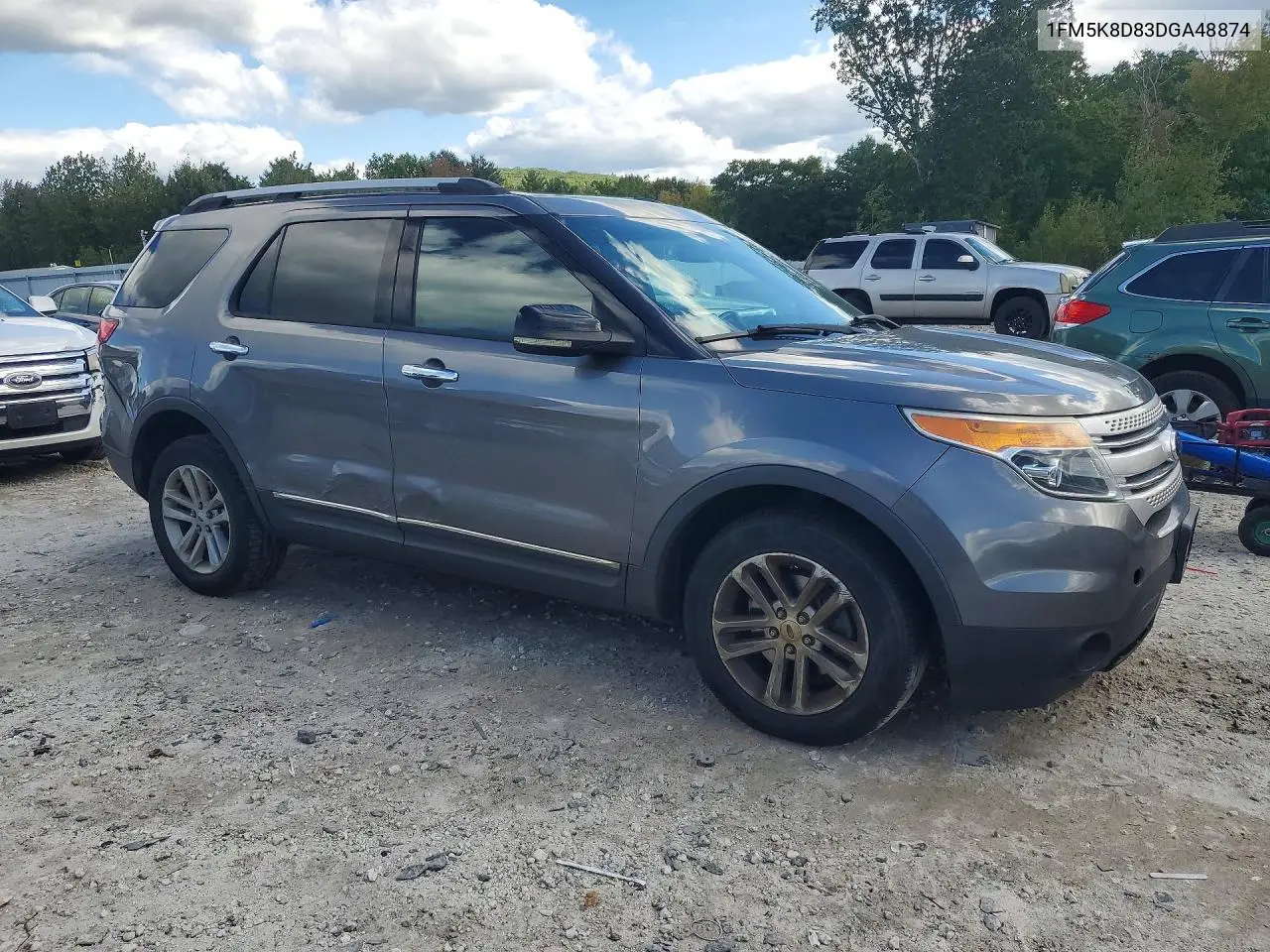 2013 FORD EXPLORER VIN 1FM5K8D83DGA48874 — фото 3