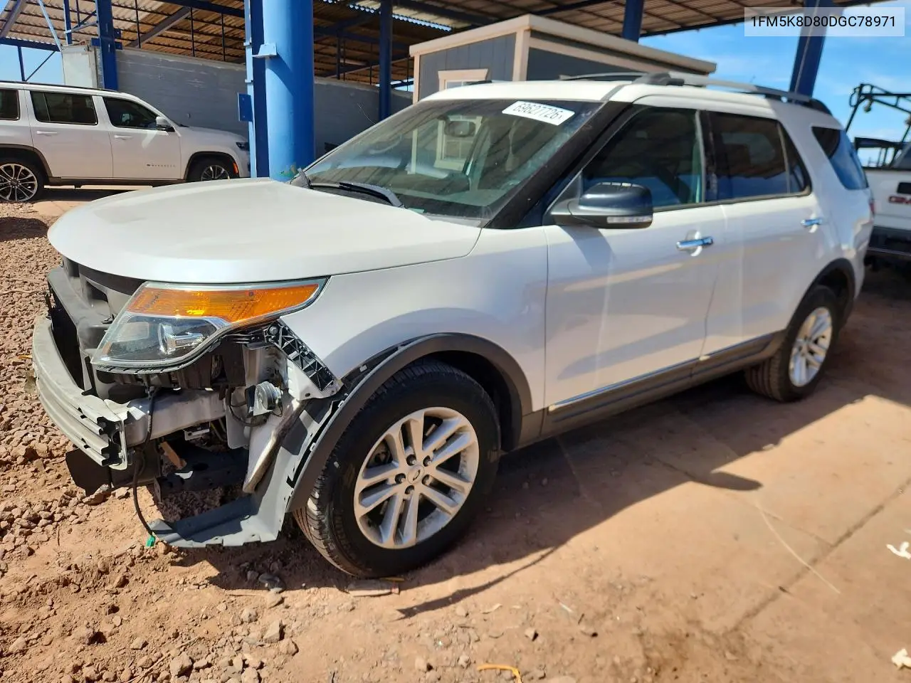 FORD EXPLORER 2013, VIN 1FM5K8D80DGC78971