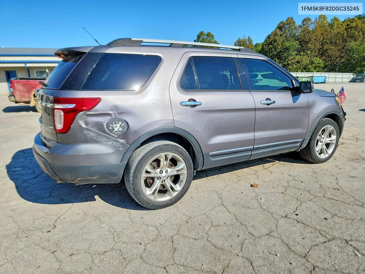 2013 FORD EXPLORER VIN 1FM5K8F82DGC35245 — фото 3